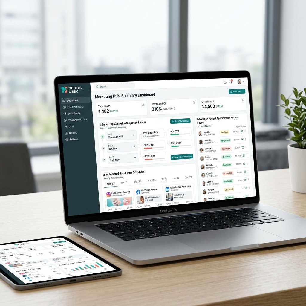 Dental Desk email and social media marketing automation case study by Curve Metrics