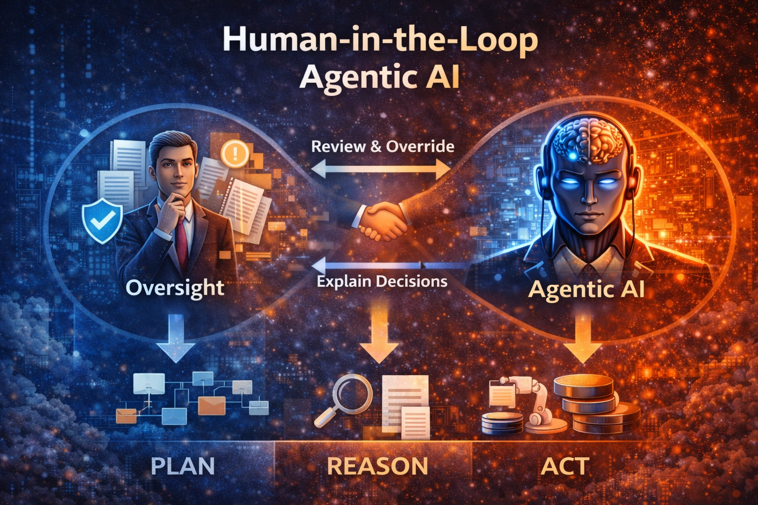 Human oversight in agentic AI systems